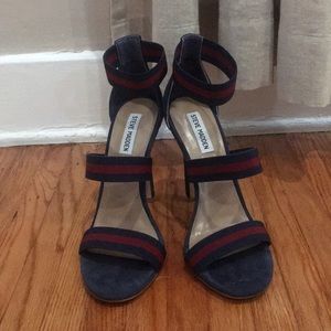 LAST CHANCE Steve Madden Carina Navy Blue Heels